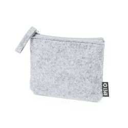 Monedero de fieltro gris claro sublimable