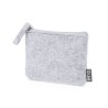 Monedero de fieltro gris claro sublimable