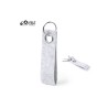 Llavero de fieltro gris claro sublimable