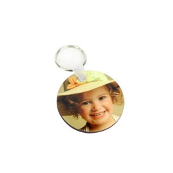 Llavero de sublimación redondo