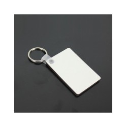 Llavero sublimable de forma rectangular