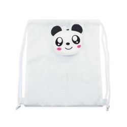 MOCHILA INFANTIL DE SUBLIMACION PLEGABLE DE OSITO PANDI