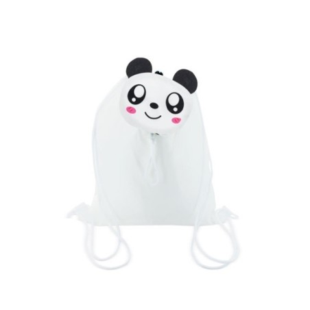 MOCHILA INFANTIL DE SUBLIMACION PLEGABLE DE OSITO PANDI