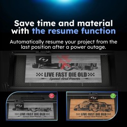 Cortadora láser de CO2 AtomStack Hurricane