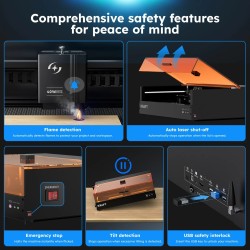 Cortadora láser AtomStack Kraft - Diodo de 40 W