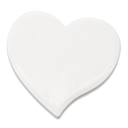 IMAN DE CORAZON DE CERÁMICA 7X7 CM