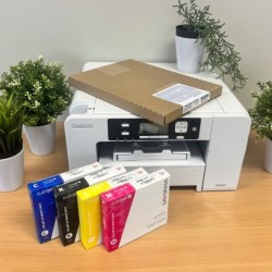 PACK IMPRESORA SAWGRASS SG500 CON TINTAS 31 ML Y PAPEL HSX-EXTRA A4