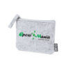 Monedero de fieltro gris claro sublimable